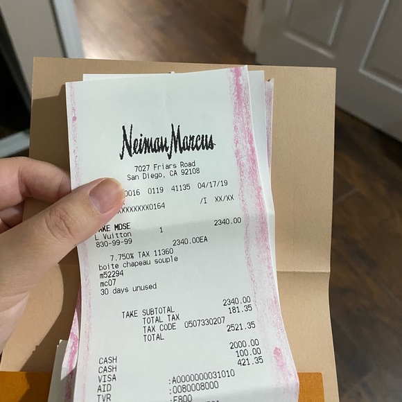 LV BOITE CHAPEAU SOUPLE MM SOLD - Picture 6 of 6